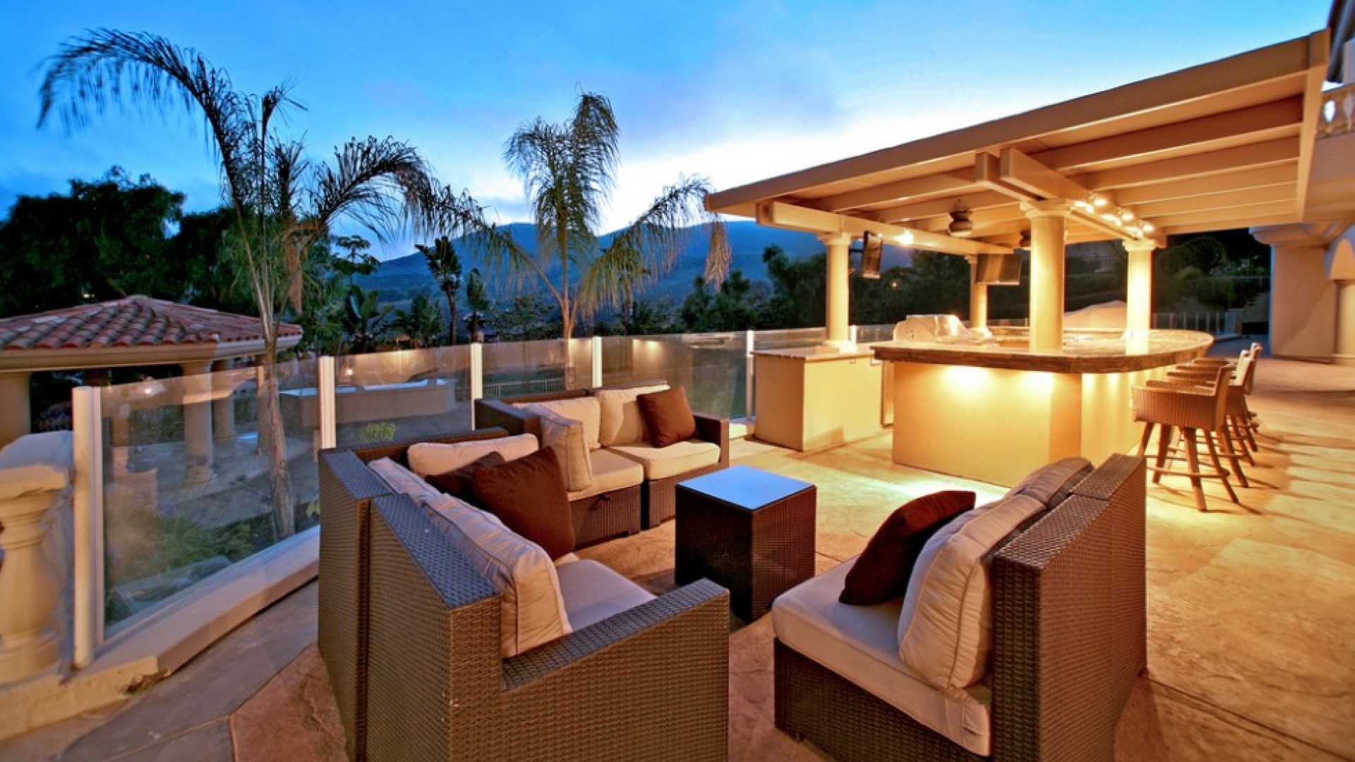 Luxury estate with ocean view